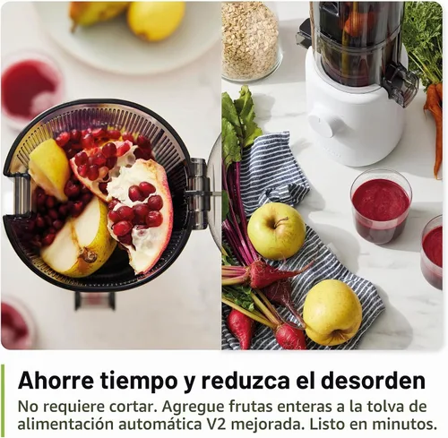 Vista 5 de Hurom H310A Exprimidor personal de alimentación automática y masticación lenta (H310A Beige)