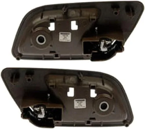 Vista 2 de TRQ Juego de 2 manijas de puerta interior trasera cromada y cachemira para Chevy GMC