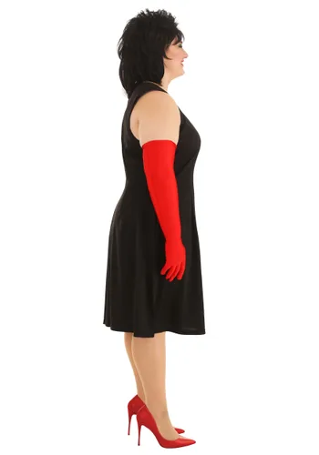 Vista 11 de Disfraz de Abrigo de Cruella De Vil para Mujer Talla Plus de 101 Dálmatas de Disney Multicolor