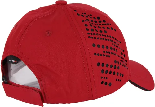 Vista 7 de Dodge Sombrero bordado SRT Hellcat Performance con protección UV y absorción de humedad para hombre Gorra de papá, Rojo/Negro