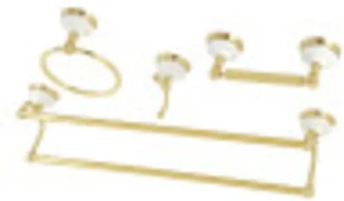 Vista 7 de Kingston Brass BAK1113478BB - Juego de accesorios de baño victorianos, latón cepillado 24 x 5.81 x 5.06 Cobrizo cepillado