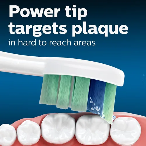 Vista 6 de Philips Sonicare 4100 Cepillo de dientes eléctrico recargable, negro, con cabezales de repuesto originales Philips Sonicare Optimal para control