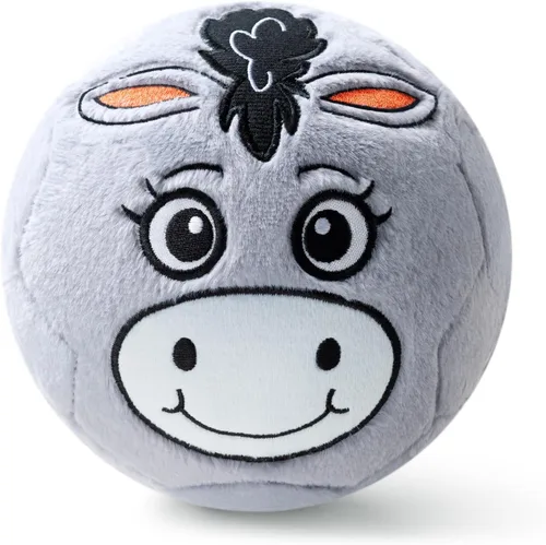 Vista 11 de VangeBow Pelotas de fútbol silenciosas para interior para niños pequeños de 1 a 3 años, juguetes de fútbol de peluche suave inflable para bebés