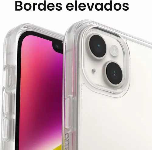 Vista 5 de OtterBox Funda para iPhone 14 Plus Symmetry Series: transparente, ultra