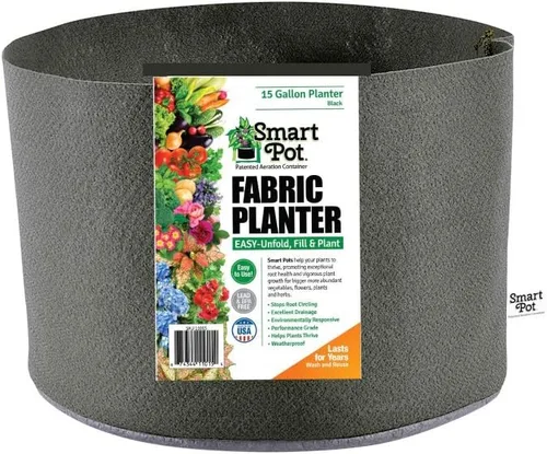 Vista 16 de Smart Pots Contenedor de lados suaves Smart Pot de 3,785 litros, color negro