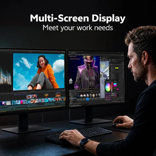 Vista 7 de Cable DisplayPort a HDMI activo de 4K a 120Hz, DP 1.4 a HDMI 2.0, 3.3FT/1M
