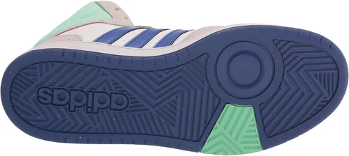 Vista 4 de adidas Hoops 3.0 Mid - Tenis de baloncesto para hombre, White-team Royal Blue-gum