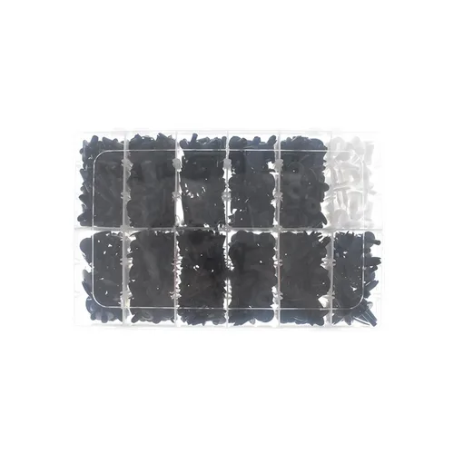 Vista 4 de 690 piezas de Coche - Automotriz Push Pin Remaches Clip Panel Interior Cuerpo Surtido Clips Surtido