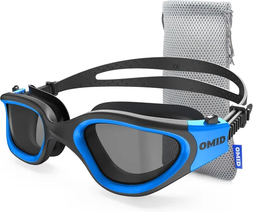 Vista 23 de OMID - Gafas de natación polarizadas P2, gafas antivaho para natación para hombres y mujeres adultas