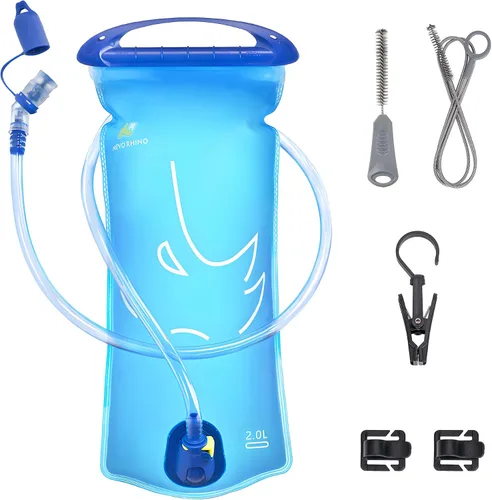 Vista 10 de N NEVO RHINO Bolsa de hidratación 2L-3L, depósito de agua para mochila de senderismo, bolsa de almacenamiento de agua a prueba de fugas, bolsa