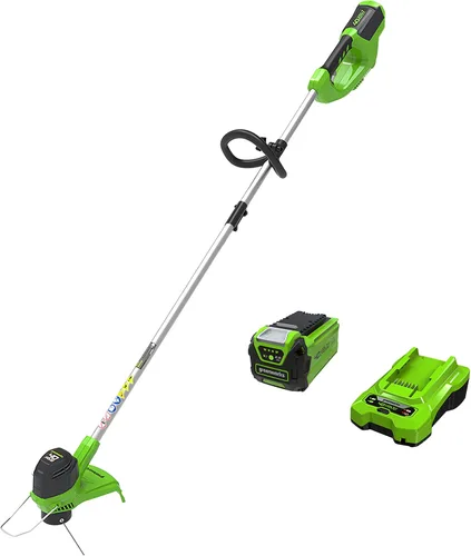 Vista 12 de Greenworks 40V Desmalezadora/desbrozadora inalámbrica 2 en 1 (Gen 2) - 13" de Greenworks para césped y acera, alternativa ligera al cortacésped a