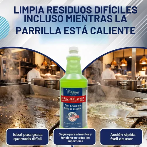 Vista 2 de Limpiador de plancha plana, no causal, no tóxico, fabricado en Estados 32 oz (1 unidad)