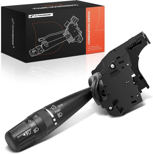 Vista 11 de Interruptor de señal de giro multifunción A-Premium, luz de estacionamiento de haz de faro compatible con Jeep Wrangler 2001-2006, TJ 2001-2006