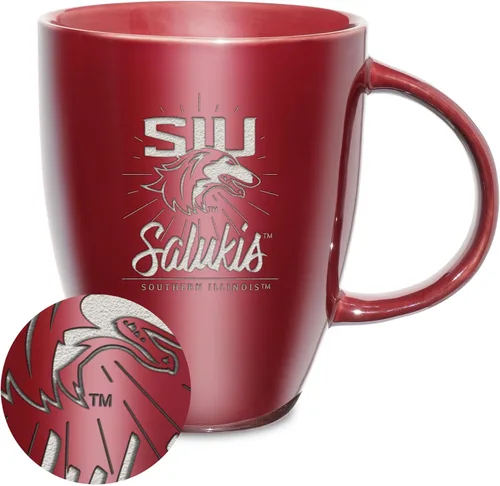 Vista 39 de Rico Industries - Taza de lustre cerámico con grabado láser de la NCAA de 18oz - Café-Té