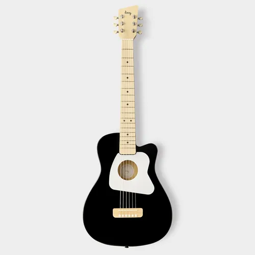 Vista 5 de Loog Pro VI Acoustic - Guitarra real acústica para niños principiantes de tamaño compacto, edades 9+, con aplicación de aprendizaje y lecciones