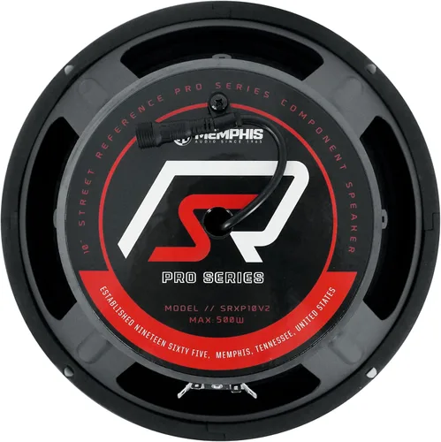 Vista 7 de Memphis Audio SRXP10V2 SRX Pro 10" 500w 4 ohmios Altavoz de coche de rango medio con LED Midbass