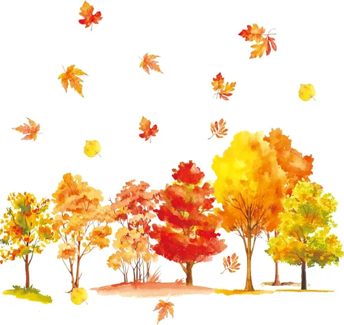 Vista 5 de KALEFO 38 calcomanías para ventana de otoño, Acción de Gracias, otoño, árbol, hojas de arce amarillas, calcomanías para ventana, calcomanías