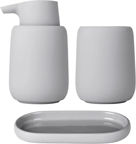 Vista 4 de blomus SONO - Juego de accesorios de baño, color negro