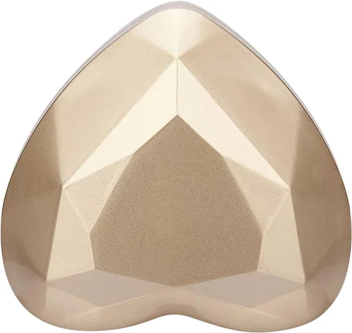 Vista 5 de Caja de regalo de anillo en forma de corazón con luz LED, caja de joyería de terciopelo con luz, caja de exhibición de joyas para boda, compromiso