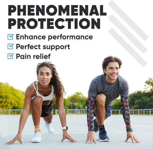Vista 6 de Powerlix Nano calcetines (2 pares) para neuropatía, para mujeres y hombres, soporte de tobillo para fascitis plantar, calcetines de compresión sin