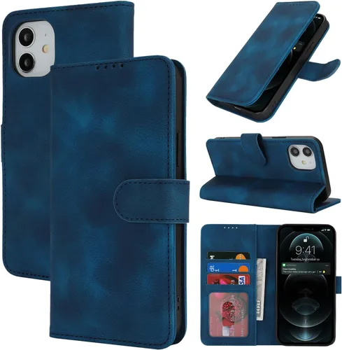 Vista 126 de Funda tipo cartera para iPhone 8 Plus iPhone 7 Plus con tarjetero para iPhone 8 Plus, funda tipo cartera para mujeres y hombres, de piel sintética
