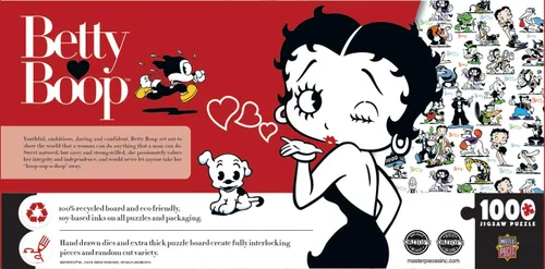 Vista 3 de MasterPieces Rompecabezas de 1000 piezas para adultos, familia o jóvenes – Betty Boop Panorámico – 13 x 39 pulgadas