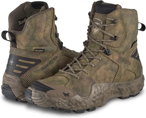 Vista 9 de Irish Setter, VaprTrek, para hombre, 8 pulgadas, impermeable, botas de caza, Campo de tierra Camo