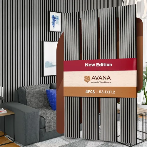 Vista 52 de Paquete de Muestras de Color de Paneles de Pared Acústicos Avana - Paneles de Madera Premium para Decoración de Paredes - Insonorización