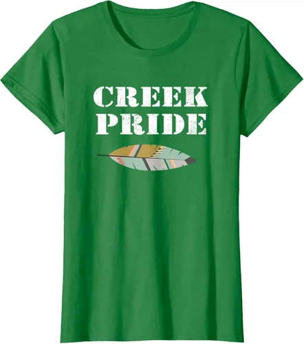 Vista 36 de Creek Native American Pride - Camiseta, Negro, S