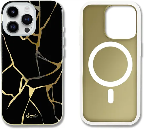 Vista 147 de Sonix x Barbie Funda para iPhone 15 Pro Compatible con MagSafe Probada para caídas de 10 pies Golden Hour