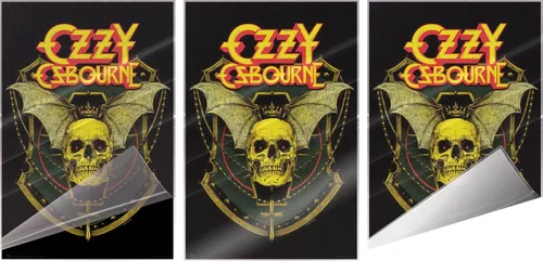 Vista 3 de Ozzy Osbourne - Póster musical (calavera) (tamaño: 24" x 36") (póster laminado)
