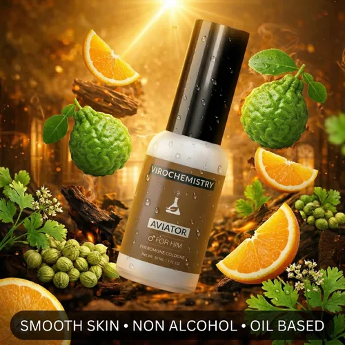 Vista 2 de Feromonas para atraer mujeres y hombres (Aviator) – Exclusivo, fragancia orgánica ultra fuerte, espray de colonia corporal – 1 onza líquida