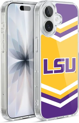 Vista 246 de Head Case Designs Funda de gel suave con licencia oficial de la Universidad Estatal de Louisiana LSU Camou compatible con Apple iPhone 7 Plus/iPhone