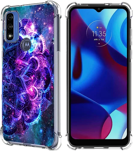 Vista 15 de Funda para Moto G Pure/Moto G Power 2022/Moto G Play 2023, colorida funda protectora de poliuretano termoplástico resistente a los arañazos