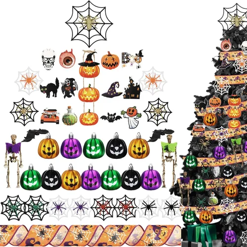 Vista 13 de 43 adornos patrióticos para árbol del 4 de julio, Día de la Independencia, adornos para árbol de Navidad, decoración de lazo rojo, blanco y azul