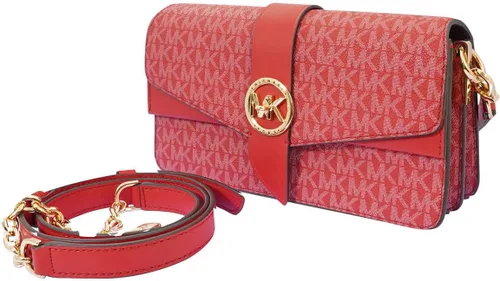 Vista 4 de Michael Kors Crimson Ladies Greenwich Bolso De Hombro Convertible - Carmesí, Carmesí