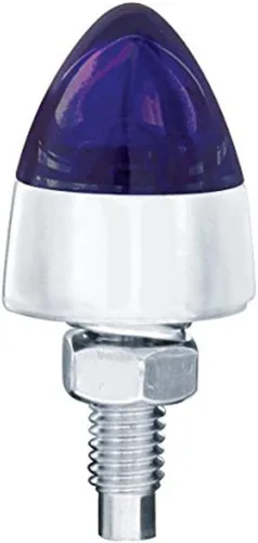 Vista 11 de United Pacific 10863 - Sujetador de placa de matrícula LED con acabado cromado estilo bala, cableado original, hardware de montaje incluido – Ámbar