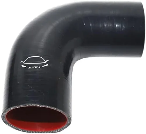 Vista 12 de Manguera de silicona reforzada de 4 capas de alto rendimiento de 2"-2.25" ID codo reductor acoplador de 90 grados para turbo/intercooler/tubería