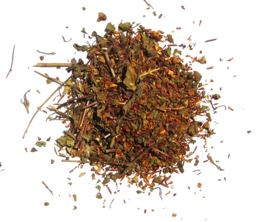 Vista 3 de USDA Organic Mango Peach Fusion Té de hierbas sueltas de hojas sueltas - 4 oz