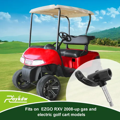 Vista 4 de Roykaw EZGO RXV - Conjunto de husillo para modelos de carrito de golf eléctrico y gas 2008 en adelante, lado del conductor, reemplaza al OEM #