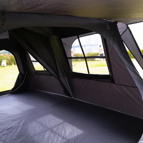 Vista 17 de KTT Extra Large Tent 6-10-12-14 Person(A),Family Cabin Tents,2 Rooms,3 Doors and 3 Windows with Mesh,Straight Wall,Waterproof,Double Layer,Big Tent