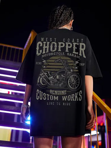 Vista 5 de WDIRARA Camiseta de manga larga con estampado gráfico de letras para mujer