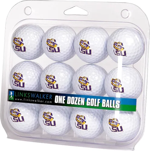 Vista 30 de LinksWalker Bolas de golf universitarias 12 bolas de regalo, tamaño reglamentario, bolas de 2 piezas