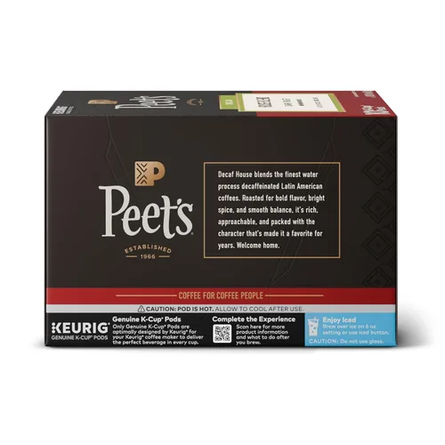Vista 12 de Peet's Coffee - Capsulas de café de mezcla Major Dickason, tostado oscuro, para cafetera Keurig