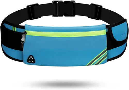 Vista 13 de USHAKE Cinturón para correr con bolsa sin rebote para iPhone y Samsung Galaxy, ideal para correr, caminar, ciclismo y entrenamientos de gimnasio