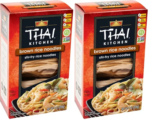 Vista 7 de Thai Kitchen Fideos de arroz integral sin gluten, 8 onzas