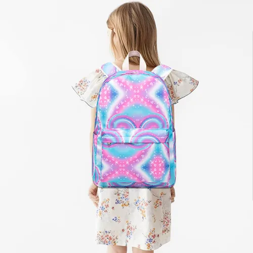 Vista 6 de CAMTOP Juego de morral y lonchera para niñas de preescolar y primaria