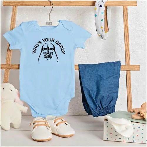 Vista 3 de Who's Your Daddy Dark Lord Space Baby Romper para niños o niñas