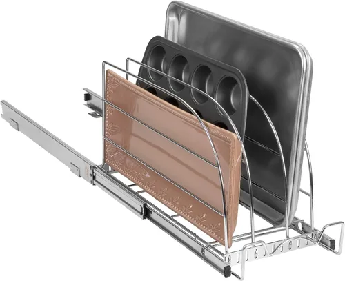 Vista 4 de Organizador extraíble para utensilios para hornear, tabla de cortar