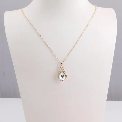 Vista 3 de OTTFF Dainty Bridesmaid Jewelry Set for Women Girls,1-4-6-8 Sets 14k Gold & Rose Gold & Silver Plated Pave Rhinestone With Crystal Necklace Earrings